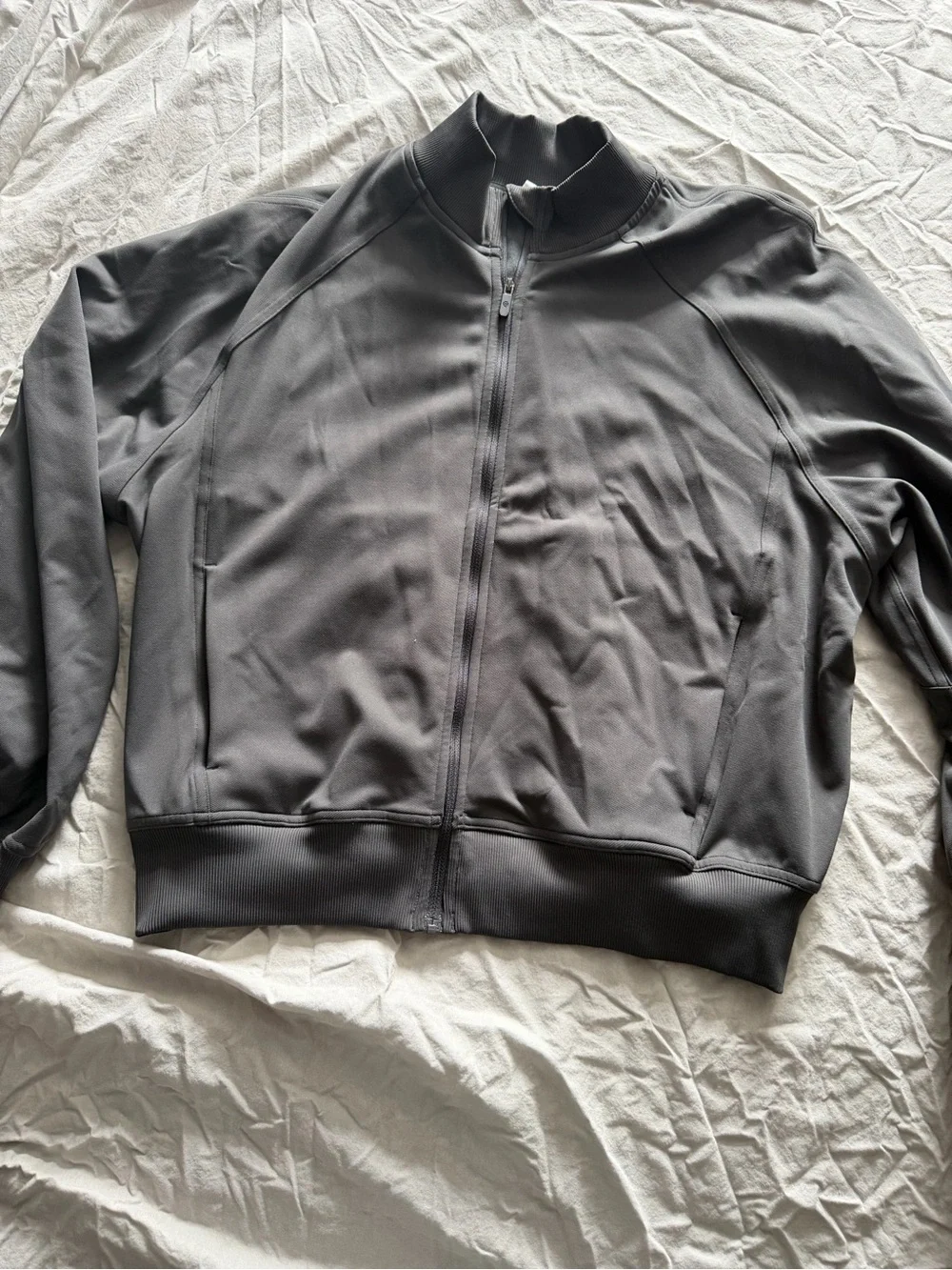 lululemon athletica Men's Charcoal Full-Zip Shirt Jacket